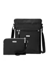 Baggallini Women's Go Bagg Crossbody Bag With Rfid Wristlet In Black
