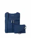 Baggallini Women's Horizon Crossbody Bag With Wristlet In Blue