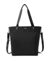 Baggallini Women's Large Carryall Weekender Tote Bag With Crossbody Strap In Black