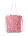 Baggallini Women's Large Carryall Weekender Tote Bag With Crossbody Strap In Multi
