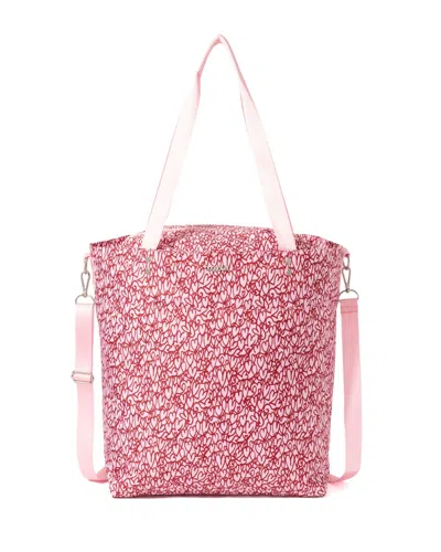 Baggallini Women's Large Carryall Weekender Tote Bag With Crossbody Strap In Multi