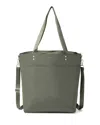 Baggallini Women's Large Carryall Weekender Tote Bag With Crossbody Strap In Sand
