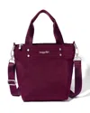 Baggallini Women's Mini Carryall Crossbody Tote Bag In Red