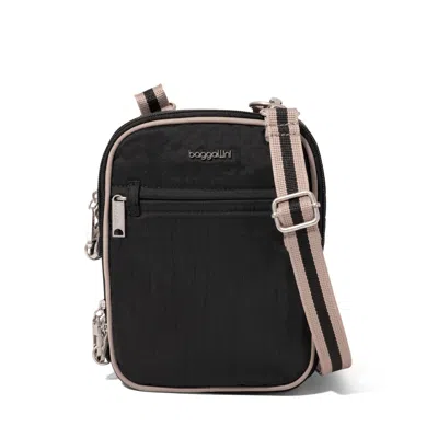 Baggallini Women's Mini Everything Anti-theft Crossbody Bag In Brown