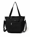 Baggallini Women's Modern Avenue Crossbody Tote Bag With Wristlet In Black