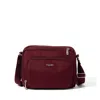 Baggallini Women's Modern Camera Crossbody Bag In Burgundy