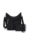 Baggallini Women's Modern Everywhere Hobo Crossbody Bag With Wristlet In Black