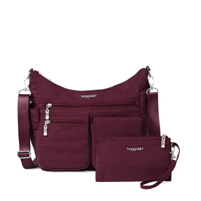 Baggallini Women's Modern Everywhere Crossbody Bag In Burgundy