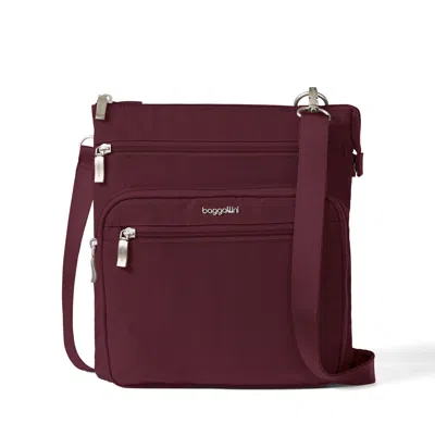 Baggallini Women's Modern Everywhere Out And About Crossbody Bag In Burgundy