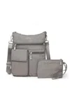 Baggallini Women's Modern Everywhere Slim Crossbody Bag With Rfid Wristlet In Multi