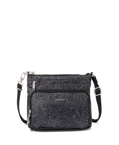 Baggallini Women's Modern Everywhere Slim Crossbody With Rfid Wristlet, Set 2 Piece In Black