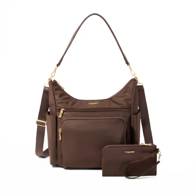 Baggallini Women's Nolita Convertible Hobo Bag In Brown