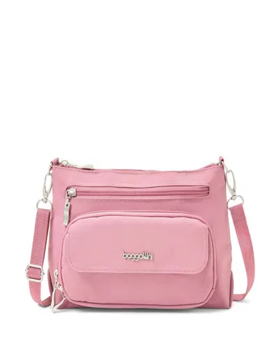 Baggallini Women's Original Everyday Bag Rfid Crossbody Bag In Pink
