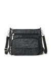 Baggallini Women's Original Rfid Everyday Crossbody Bag In Midnight Blossom