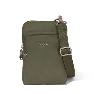 Baggallini Women's Securtex Anti-theft Activity Small Crossbody Bag In Beige