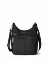 Baggallini Women's Securtex Anti-theft Free Time Crossbody Bag In Black