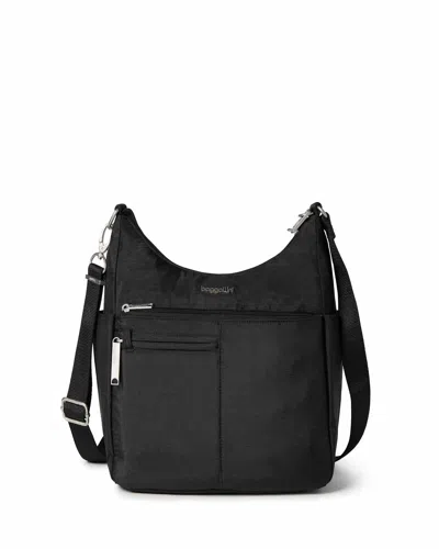 Baggallini Women's Securtex Anti-theft Free Time Crossbody Bag In Black