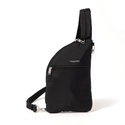Baggallini Women's Securtex Anti-theft Half Moon Sling In Black