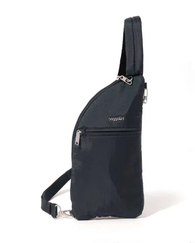 Baggallini Women's Securtex Anti-theft Half Moon Sling In Blue