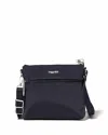 Baggallini Women's Securtex Anti-theft Memento Crossbody Bag In Blue