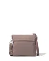 Baggallini Women's Securtex Anti-theft Memento Crossbody Bag In Brown
