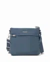 Baggallini Women's Securtex Anti-theft Memento Crossbody Bag In Gray