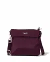 Baggallini Women's Securtex Anti-theft Memento Crossbody Bag In Red