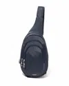 Baggallini Women's Securtex Anti-theft Multi Zip Sling In Blue