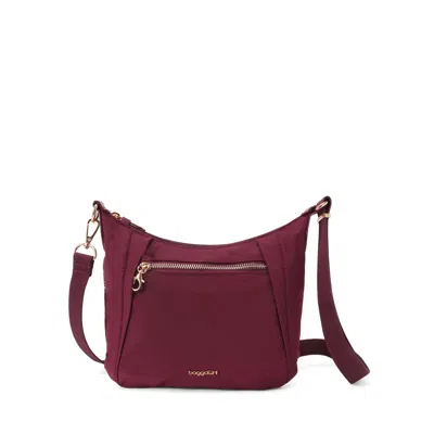 Baggallini Women's Securtex® Jet Set Anti-theft Mini Crossbody Bag In Red