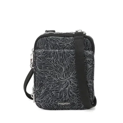 Baggallini Women's Securtex® Journey Anti-theft Mini Crossbody Bag In Gray