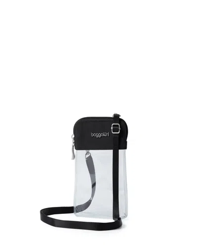 Baggallini Women's Stadium Clear Bryant Crossbody Festival Event Bag In Black