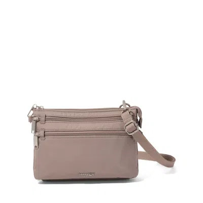 Baggallini Women's Stash Anti-theft Crossbody Bag In Pink