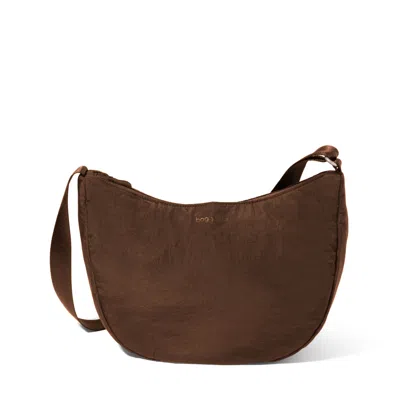 Baggallini Women's Swift Crescent Crossbody Bag In Brown