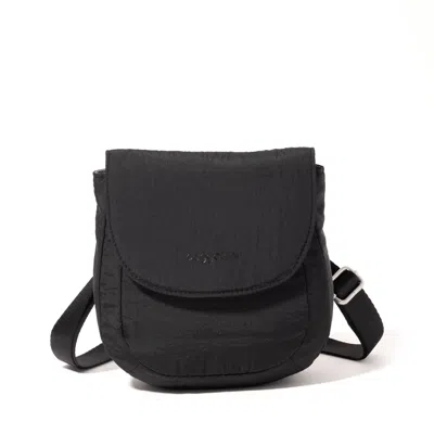 Baggallini Women's Swift Flap Mini Crossbody In Black