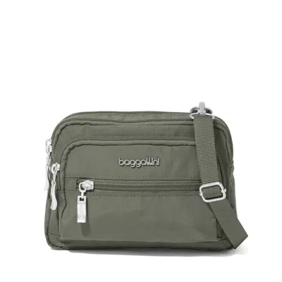 Baggallini Women's Triple Zip Bag In Green