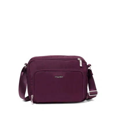 Baggallini Women's True Classic Camera Crossbody Bag In Purple