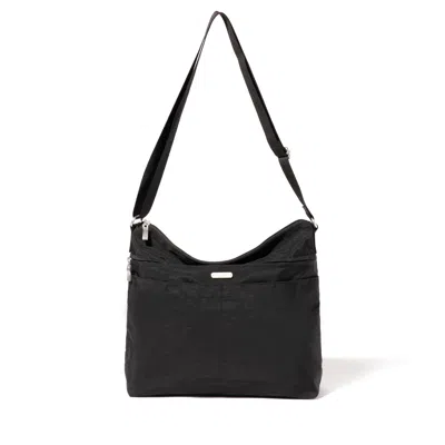 Baggallini Women's Voyage Slip Pocket Hobo Bag In Black