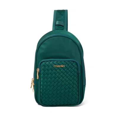 Baggallini Women's Waverly Woven Sling In Green