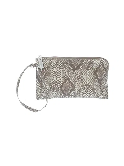 Pre-owned Baggallini Wristlet In Silver
