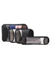 Baggallini Zipper Compression 4-piece Cube Set In Multi
