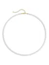 Baggins Akoya Pearl Round Necklace In Metallic
