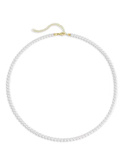 Baggins Akoya Pearl Round Necklace In Metallic