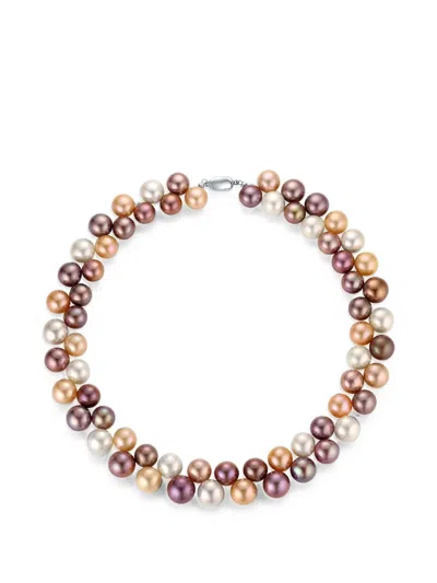 Baggins Cleopatra Freshwater Pearl Necklace In Silver