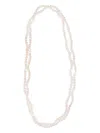Baggins Freshwater Pearl Necklace In Metallic