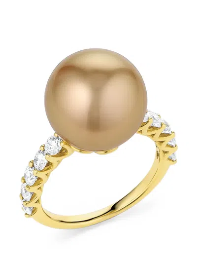 Baggins South Sea Pearl And Diamond Ring In Gold