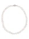 Baggins Sterling-silver Freshwater Pearl Necklace In Brown