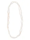 Baggins Sterling Silver Freshwater Pearl Necklace In White