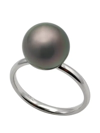 Baggins Tahitian Pearl Ring In Silver