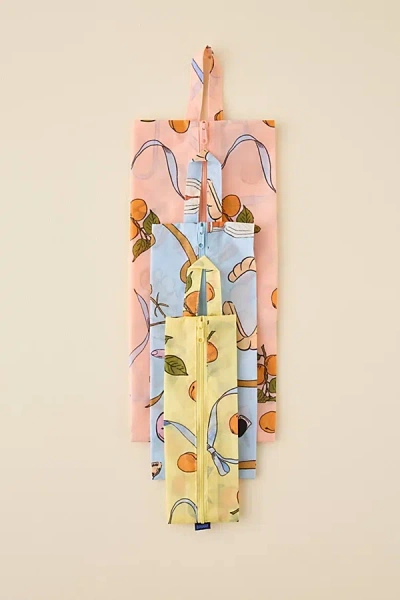 Baggu 3d Zip Pouch Set In Get Ready With Me At Urban Outfitters In Get Ready With Me