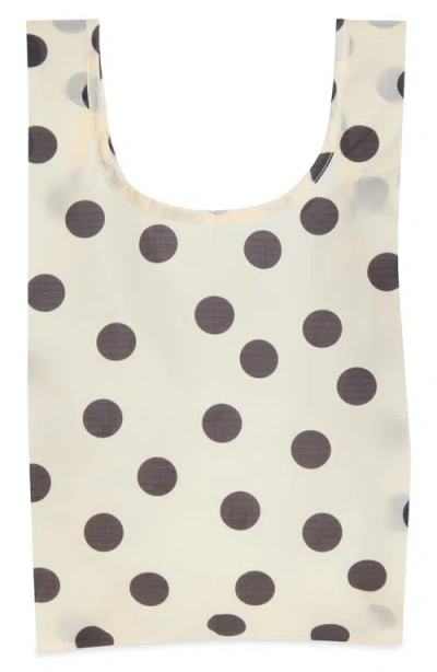 Baggu Baby  Bag In Cream And Black Polka Dot